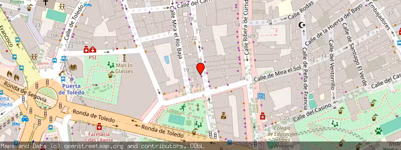 Mapa de Subasta de Inmueble (Vivienda) en Madrid, Madrid 
