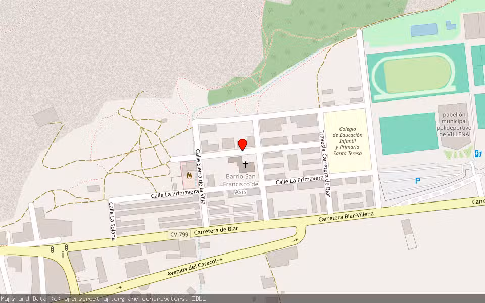 Mapa de Subasta Inmueble (Vivienda) en Villena, Alicante/Alacant