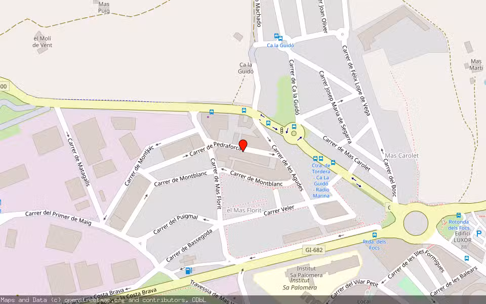 Mapa de Subasta Inmueble (Vivienda) en Blanes, Girona