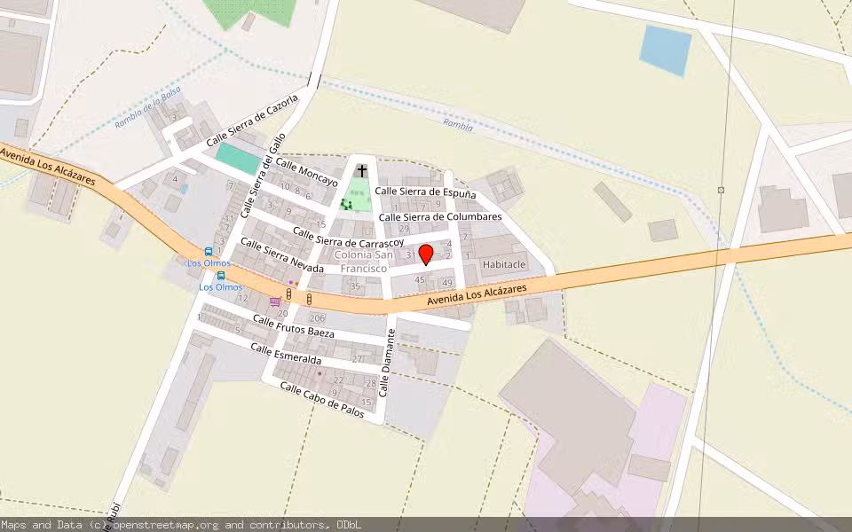 Mapa de Subasta Inmueble (Vivienda) en Torre-pacheco, Murcia