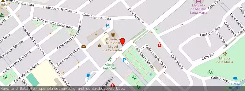 Mapa de Subasta de Inmueble (Vivienda) en El Viso Del Alcor, Sevilla 