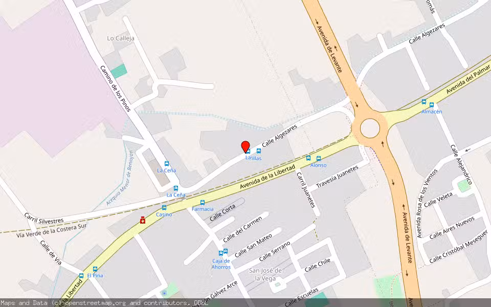 Mapa de Subasta Inmueble (Vivienda) en Murcia
