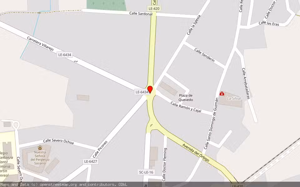 Mapa de Subasta Inmueble (Finca rústica) en Veguellina De Orbigo, León