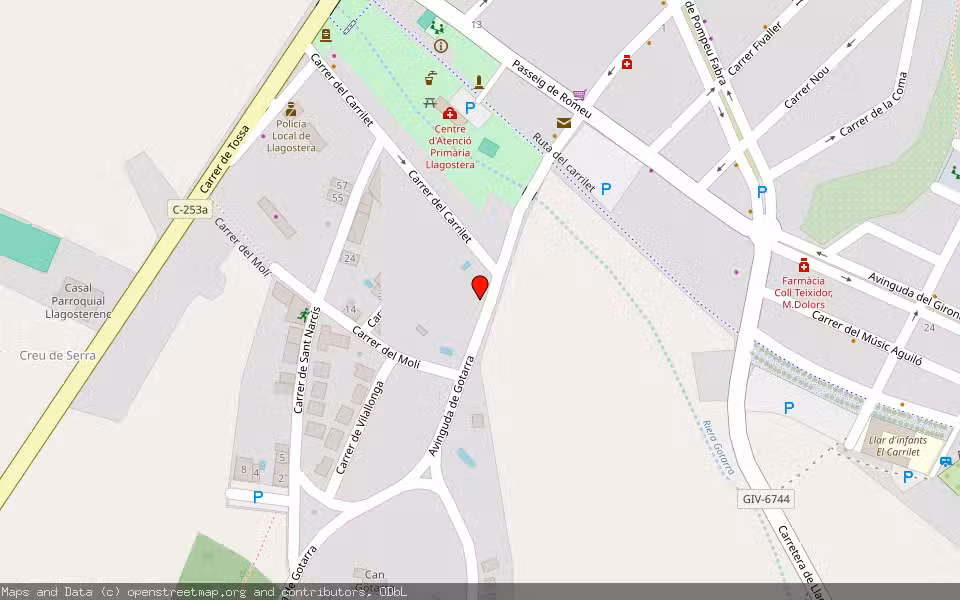 Mapa de Subasta Inmueble (Otros) en Llagostera, Girona