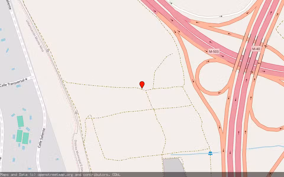 Mapa de Subasta Inmueble (Solar) en Pozuelo De Alarcon, Madrid