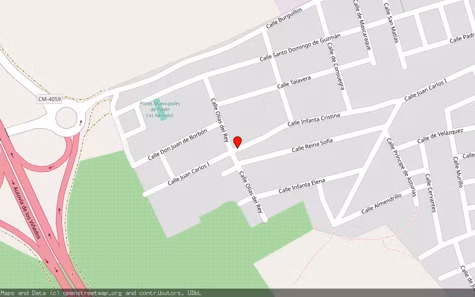 Mapa de Subasta Inmueble (Vivienda) en Toledo