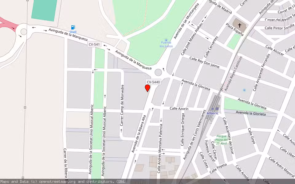 Mapa de Subasta Inmueble (Local comercial) en Alberic, Valencia/València