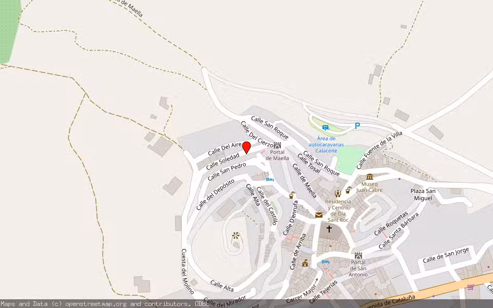 Mapa de Subasta Inmueble (Garaje) en Mutxamiel, Alicante/Alacant