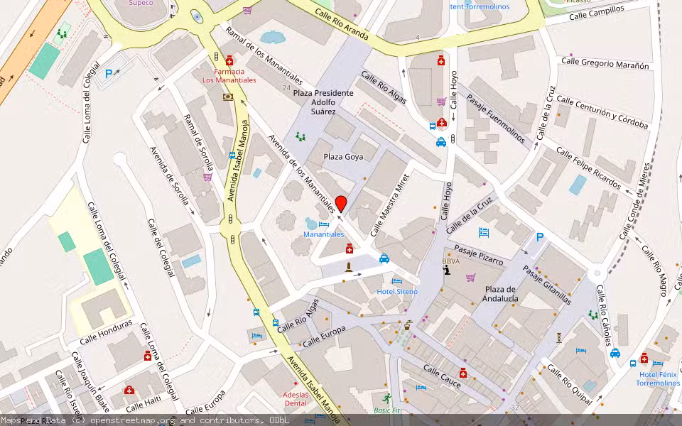 Mapa de Subasta Inmueble (Local comercial) en Torremolinos, Málaga