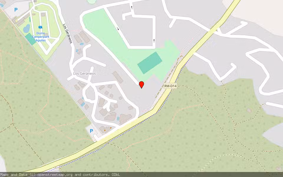 Mapa de Subasta Inmueble (Garaje) en Aguilas, Murcia