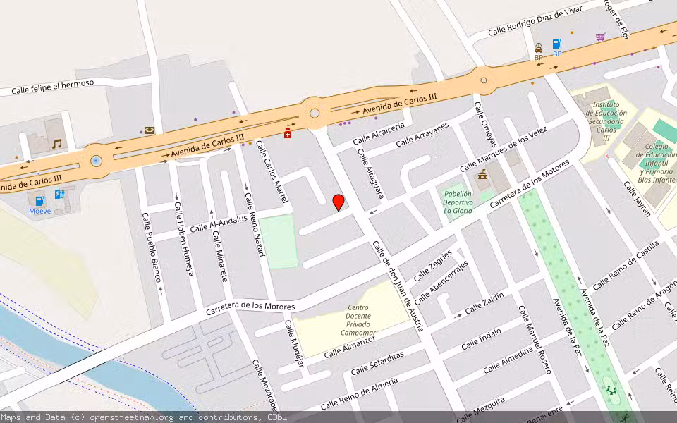 Mapa de Subasta Inmueble (Vivienda) en Roquetas De Mar, Almería