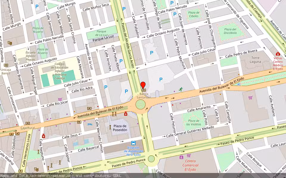 Mapa de Subasta Inmueble (Vivienda) en El Ejido, Almería