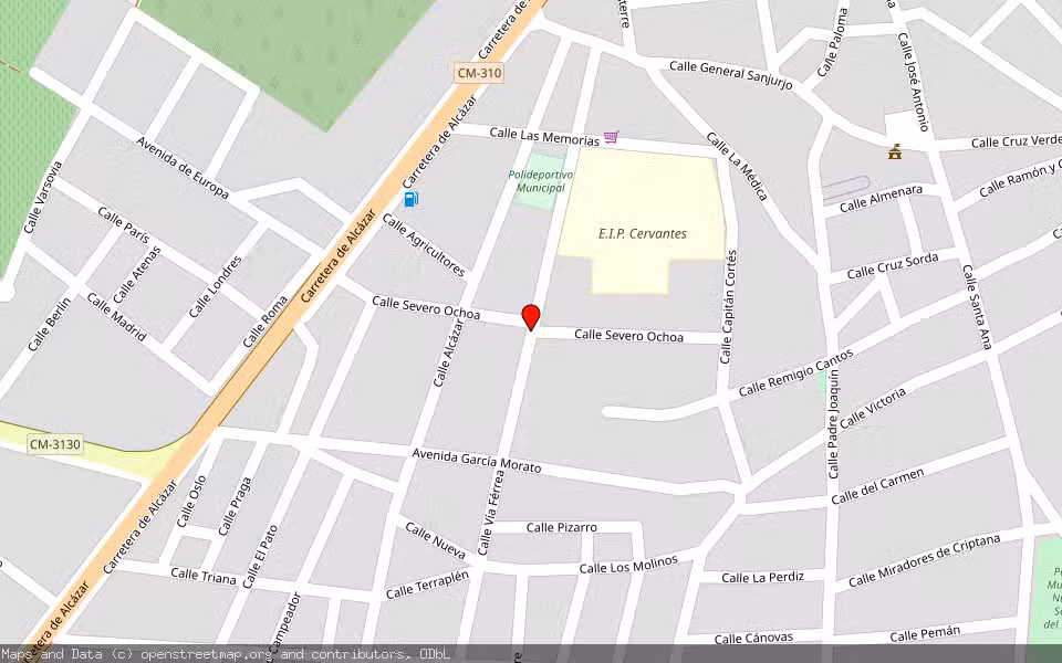 Mapa de Subasta Inmueble (Vivienda) en Miguel Esteban, Toledo