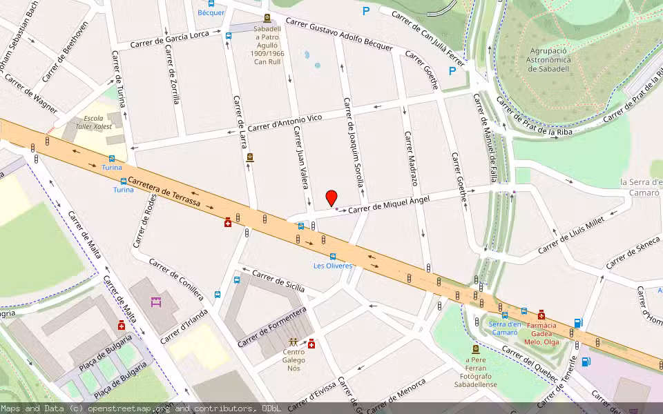 Mapa de Subasta Inmueble (Vivienda) en Sabadell, Barcelona