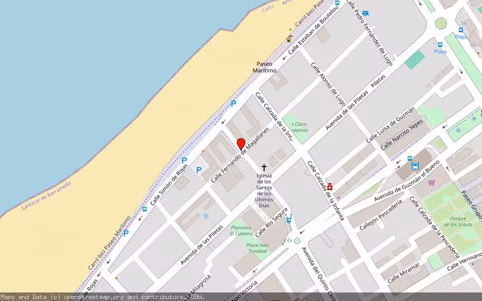 Mapa de Subasta Inmueble (Vivienda) en Sanlucar De Barrameda, Cádiz