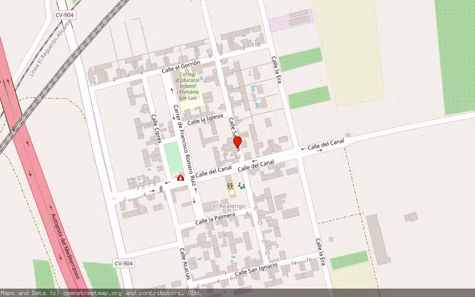 Mapa de Subasta Inmueble (Vivienda) en Valencia, Valencia/València