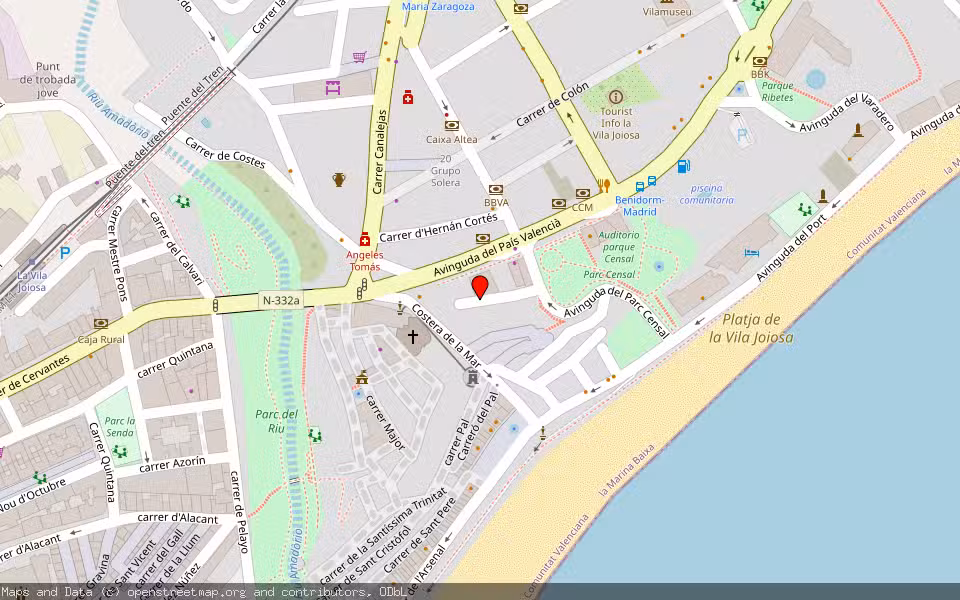 Mapa de Subasta Inmueble (Solar) en La Vila Joiosa, Alicante/Alacant