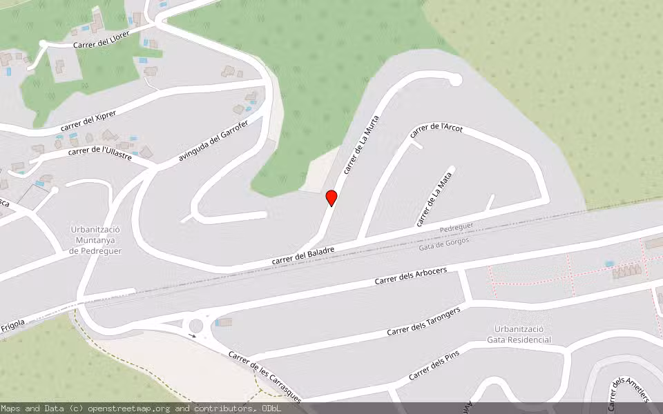 Mapa de Subasta Inmueble (Otros) en Pedreguer, Alicante/Alacant