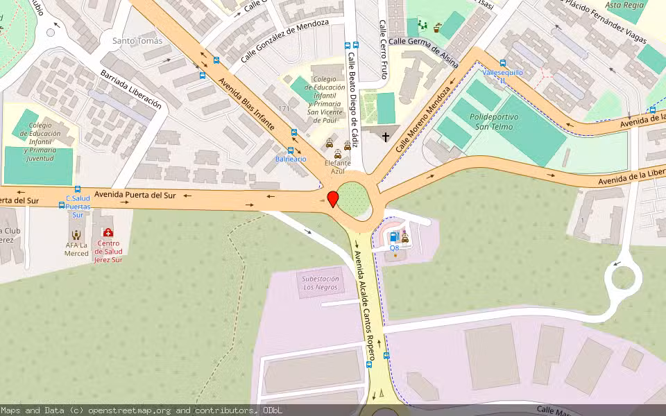 Mapa de Subasta Inmueble (Nave industrial) en Andújar, Jaén