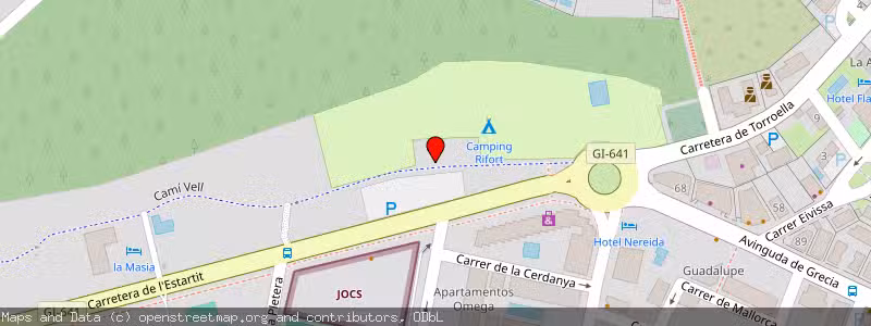 Mapa de Subasta de Inmueble (Otros) en L'estartit, Gerona (Girona) 