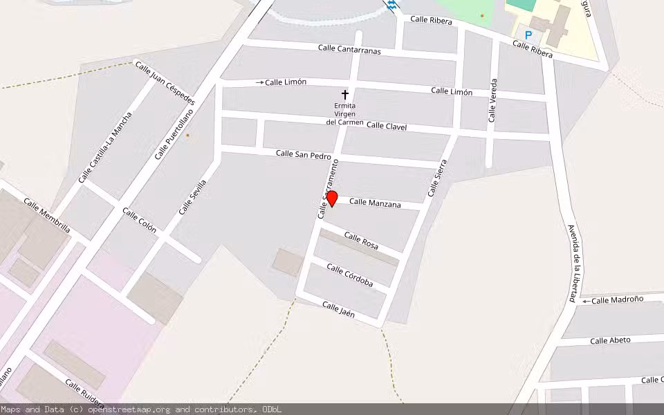 Mapa de Subasta Inmueble (Vivienda) en Argamasilla De Calatrava, Ciudad Real