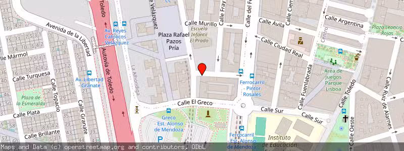 Mapa de Subasta de Inmueble (Vivienda) en Getafe, Madrid 