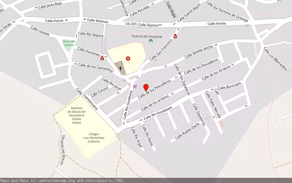 Mapa de Subasta Inmueble (Vivienda) en Morón De La Frontera, Sevilla