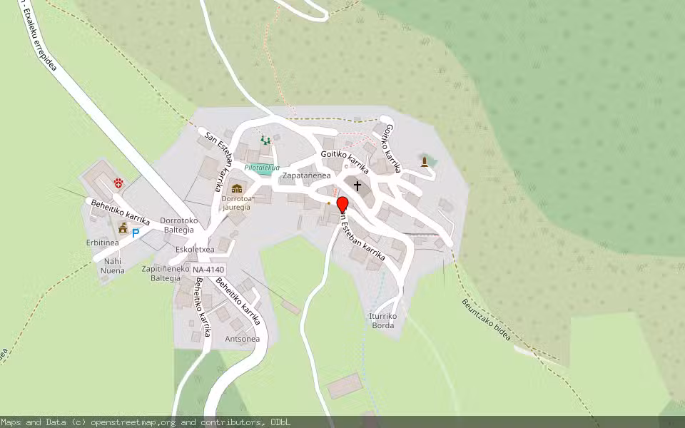 Mapa de Subasta Inmueble (Finca rústica) en Latasa, Navarra