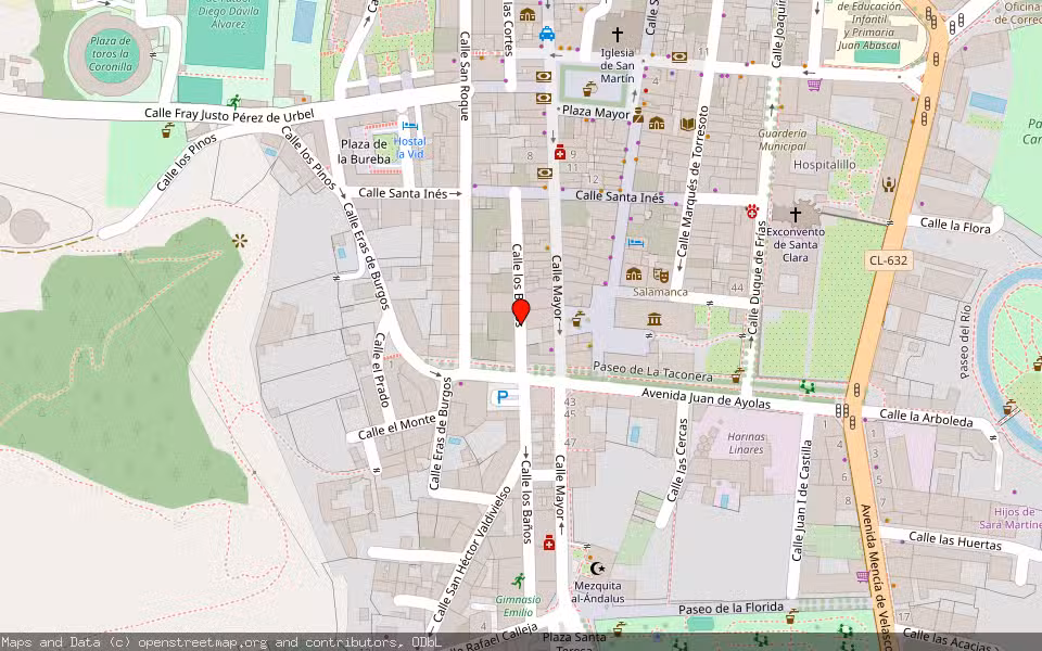 Mapa de Subasta Inmueble (Local comercial) en Briviesca, Burgos