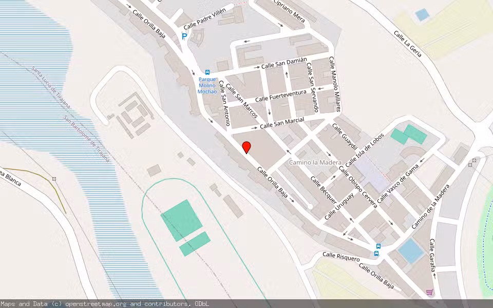 Mapa de Subasta Inmueble (Garaje) en Santa Lucia, Las Palmas