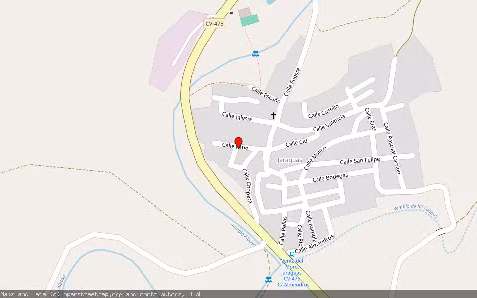 Mapa de Subasta Inmueble (Vivienda) en Venta Del Moro, Valencia/València