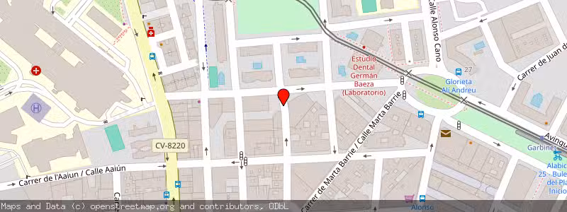 Mapa de Subasta de Inmueble (Garaje) en Alacant/alicante, Alicante 