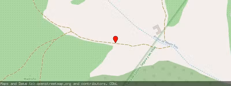 Mapa de Subasta de Inmueble (Finca rústica) en Cazorla, Jaén 