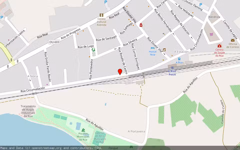 Mapa de Subasta Inmueble (Local comercial) en Rua A, Ourense