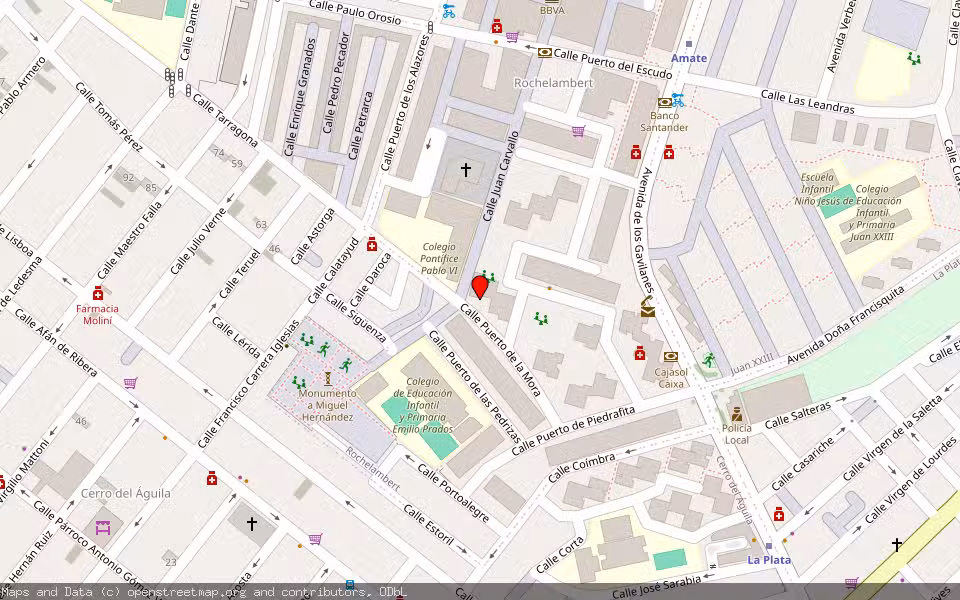 Mapa de Subasta Inmueble (Vivienda) en Sevilla