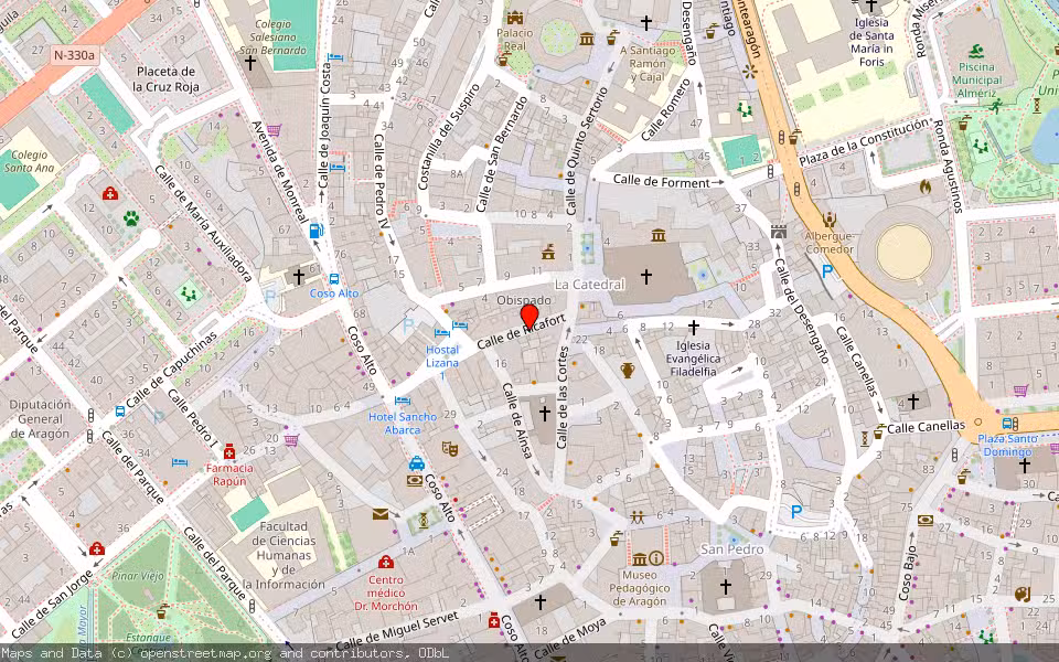 Mapa de Subasta Inmueble (Vivienda) en Huesca