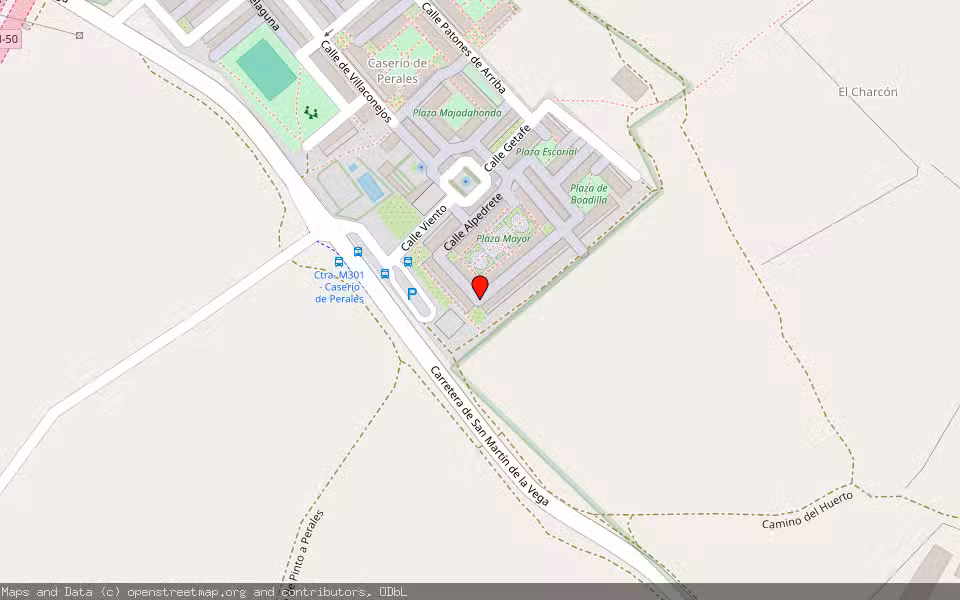 Mapa de Subasta Inmueble (Local comercial) en Pozuelo De Alarcón, Madrid