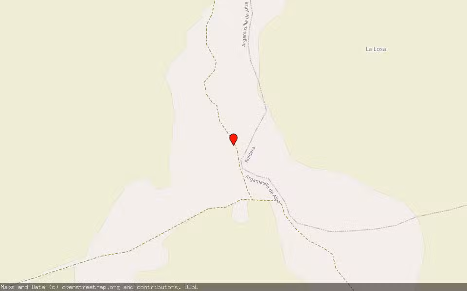 Mapa de Subasta Inmueble (Finca rústica) en Argamasilla De Alba, Ciudad Real