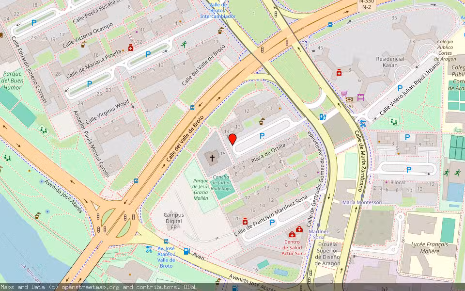 Mapa de Subasta Inmueble (Vivienda) en Zaragoza