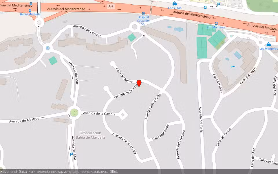 Mapa de Subasta Inmueble (Trastero) en Marbella, Málaga