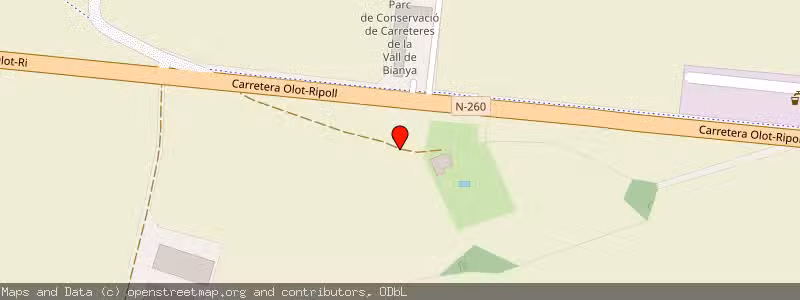 Mapa de Subasta de Inmueble (Finca rústica) en La Vall De Bianya, Gerona (Girona) 