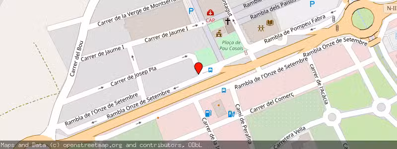 Mapa de Subasta de Inmueble (Vivienda) en Santa Susana, Barcelona 