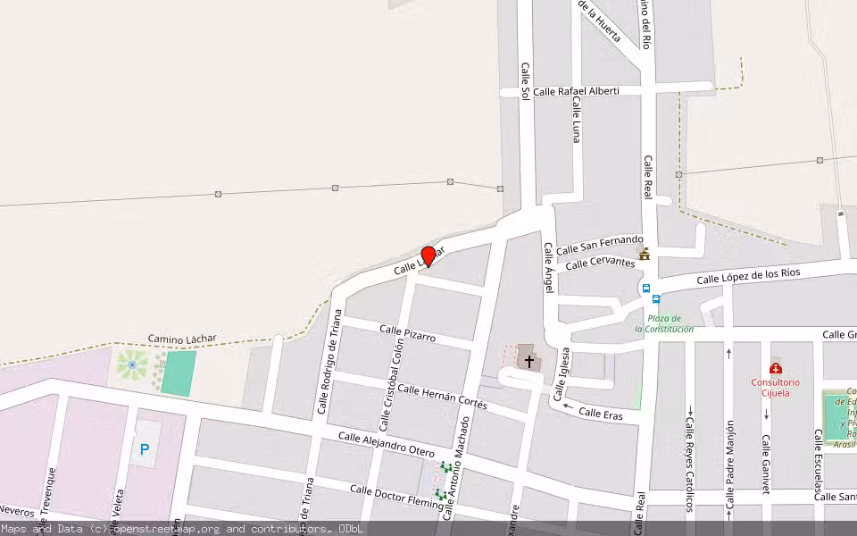 Mapa de Subasta Inmueble (Vivienda) en Cijuela, Granada