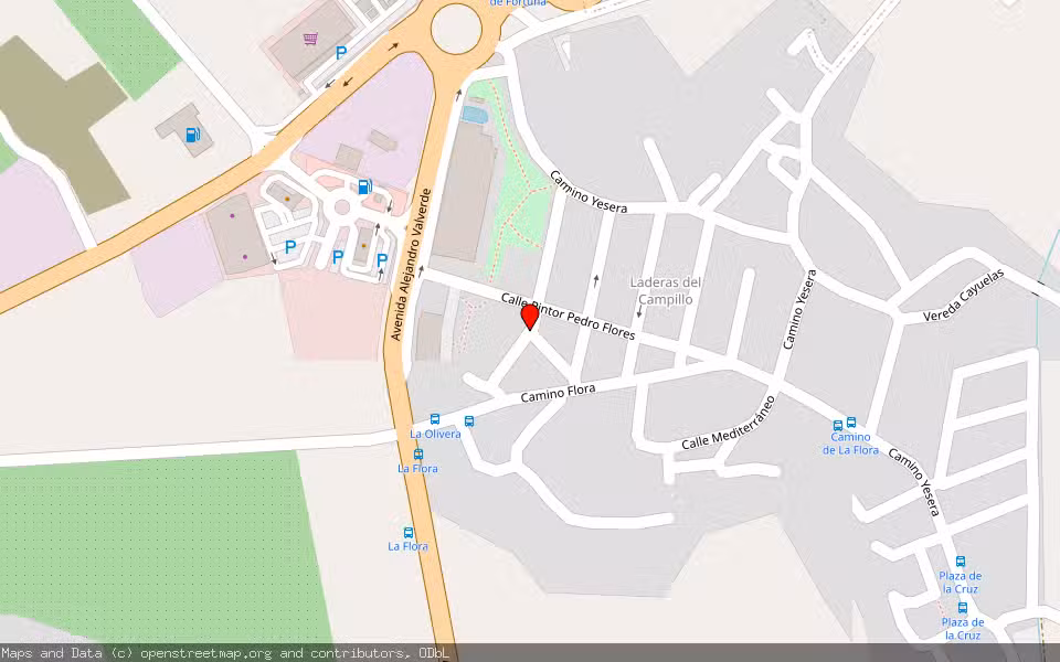 Mapa de Subasta Inmueble (Garaje) en Murcia