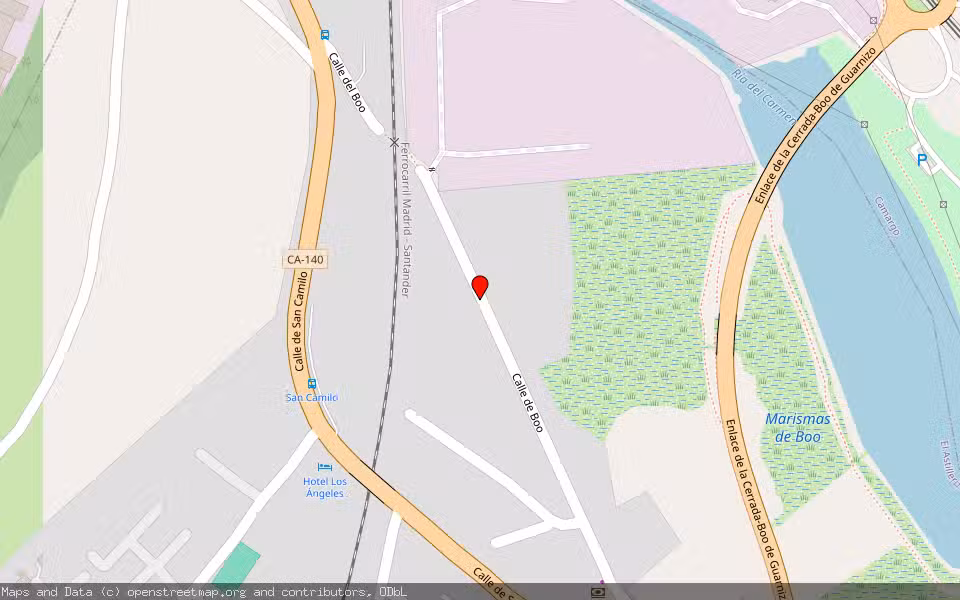 Mapa de Subasta Inmueble (Vivienda) en Boo De Guarnizo, Cantabria