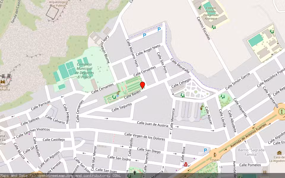 Mapa de Subasta Inmueble (Solar) en Alhama De Murcia, Murcia