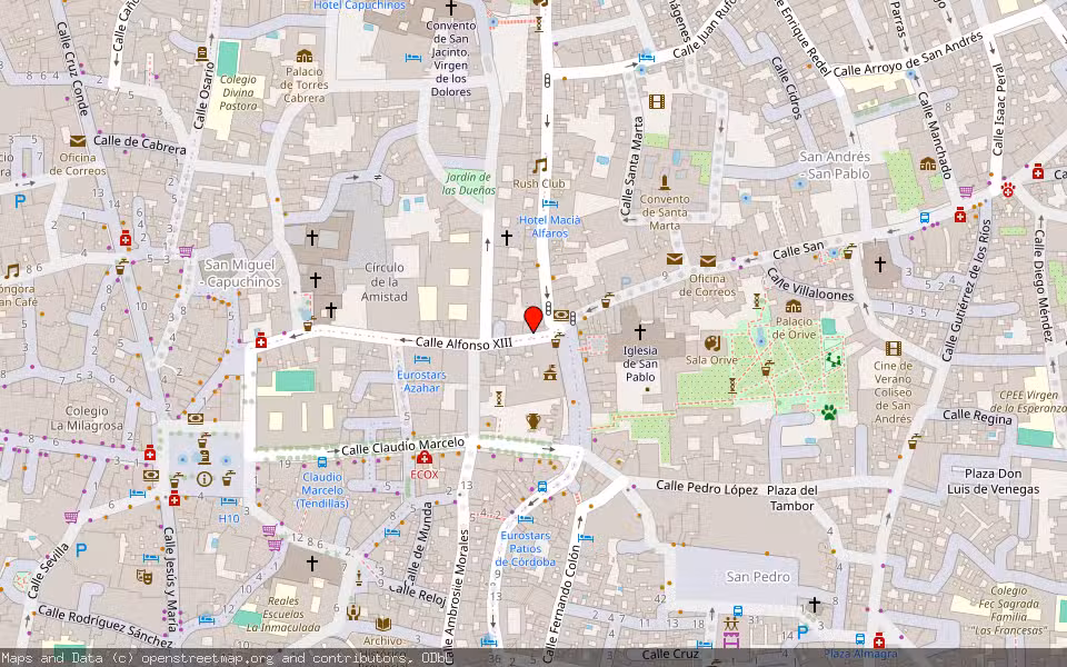 Mapa de Subasta Inmueble (Otros) en Cordoba, Córdoba