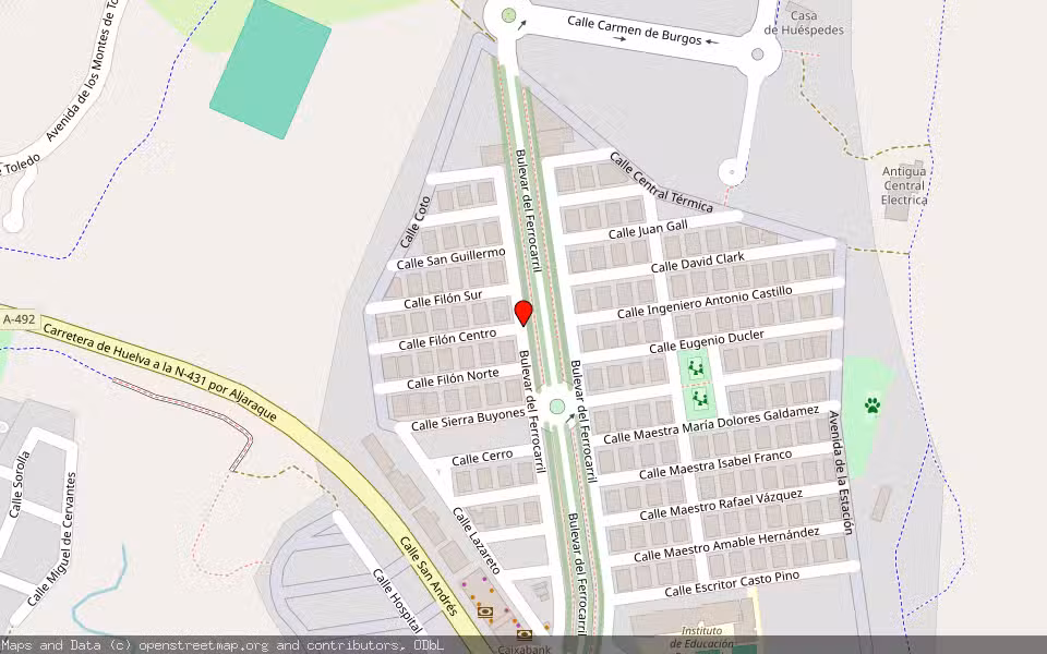 Mapa de Subasta Inmueble (Garaje) en Nuevo Corrales ( Aljaraque ), Huelva