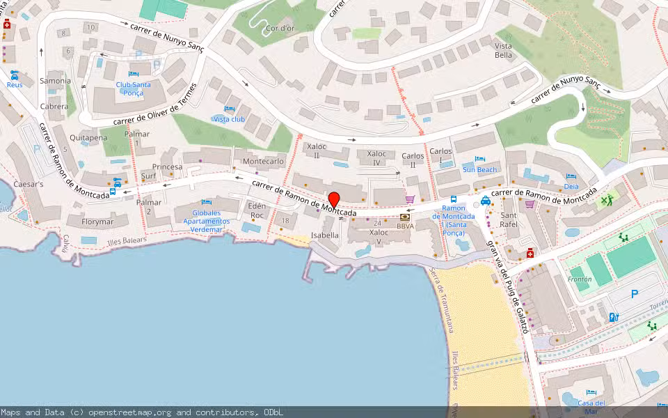 Mapa de Subasta Inmueble (Vivienda) en Calvia, Illes Balears