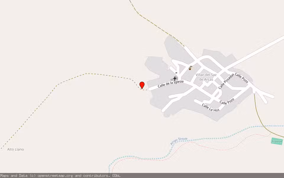 Mapa de Subasta Inmueble (Garaje) en Arcas Del Villar, Cuenca